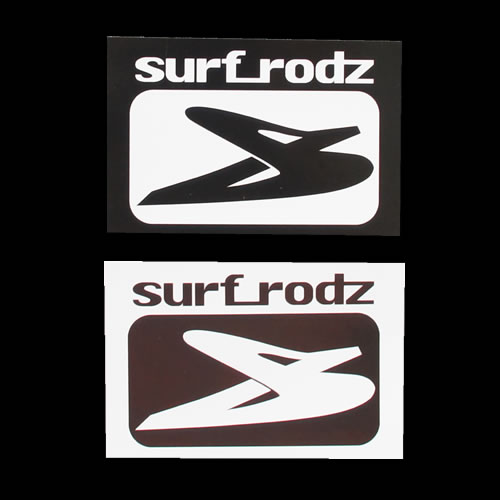 サーフロッズ ステッカー黒白セット / Sticker Surf_Rodz