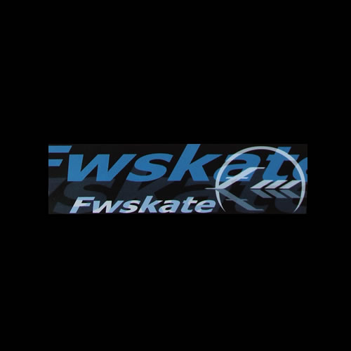 Sticker Fwskate Shop1 / ステッカー エフダブスケートショップ1