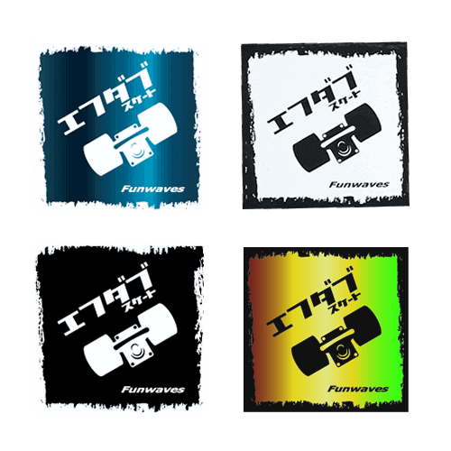 Sticker Fwskate Shop3 / ステッカー エフダブスケートショップ3