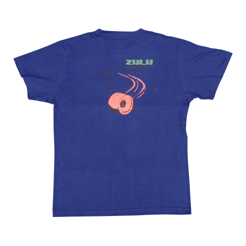 ズールーウィール ウィール痕Tシャツ インディゴ / Zulu Wheels T-Shirt