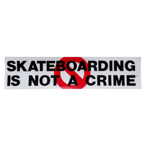 スケートボーディング イズナットアクライム ステッカー / Skateboading sticker