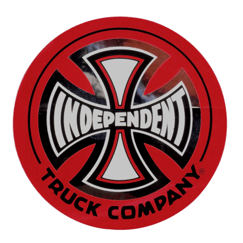 インディペンデントトラック フォイルステッカー 3インチ レッド / Indy Sticker