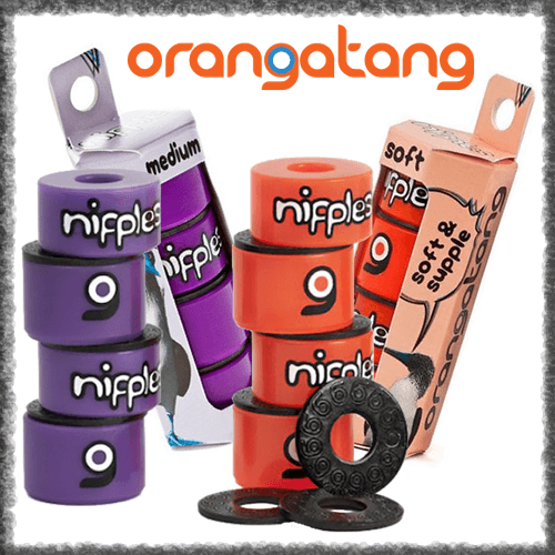 oscha スリング オランガタン スケートボードブッシュ ニップル 87A パープル