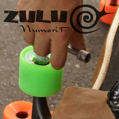 ズールーウィール ヌメリップ 78A 65mm オレンジ / Zulu Wheels