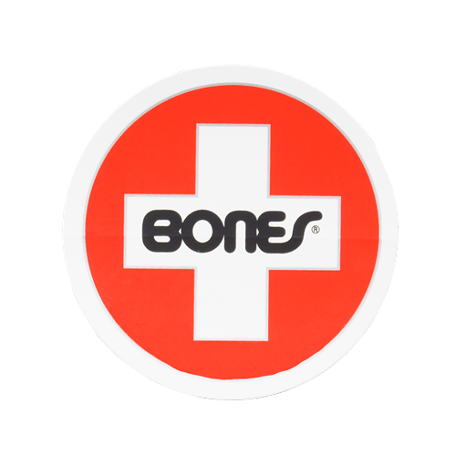 ボーンズステッカー スイスサークル 3インチ / Bones Sticker SwissCircle