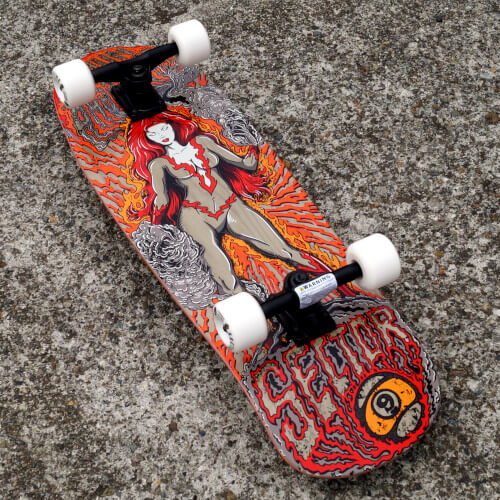 SRW skates ロングスケートボード　NOVA セクターナインスケートボード ボスロス プロモデル ブレイズ / Sector
