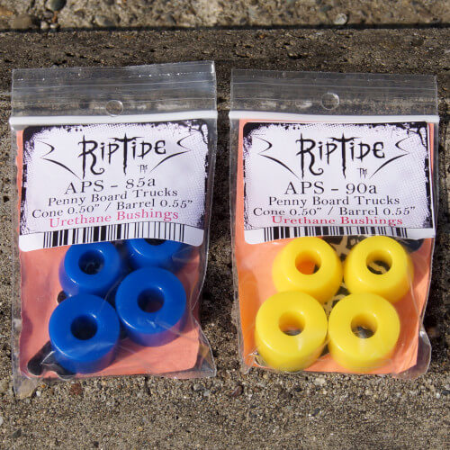 リップタイドブッシュ APS ペニースケートボード コーンxバレル