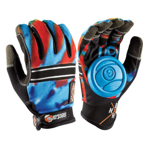 セクターナインスケートボード スライドグローブ アシッドブルー / Sector9 Gloves